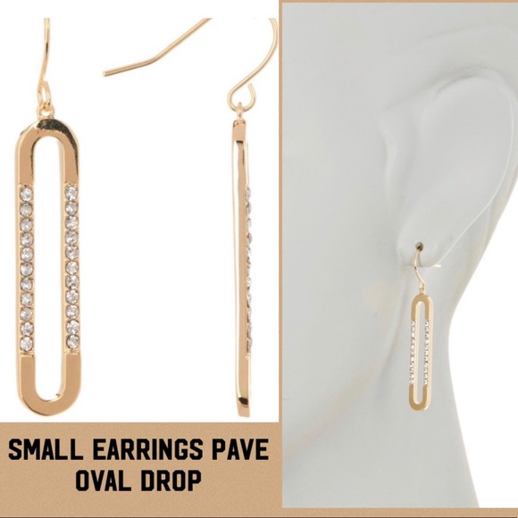 Nordstrom Jewelry - EXCLUSIVE NORDSTROM SMALL EARRINGS PAVE OVAL DROP